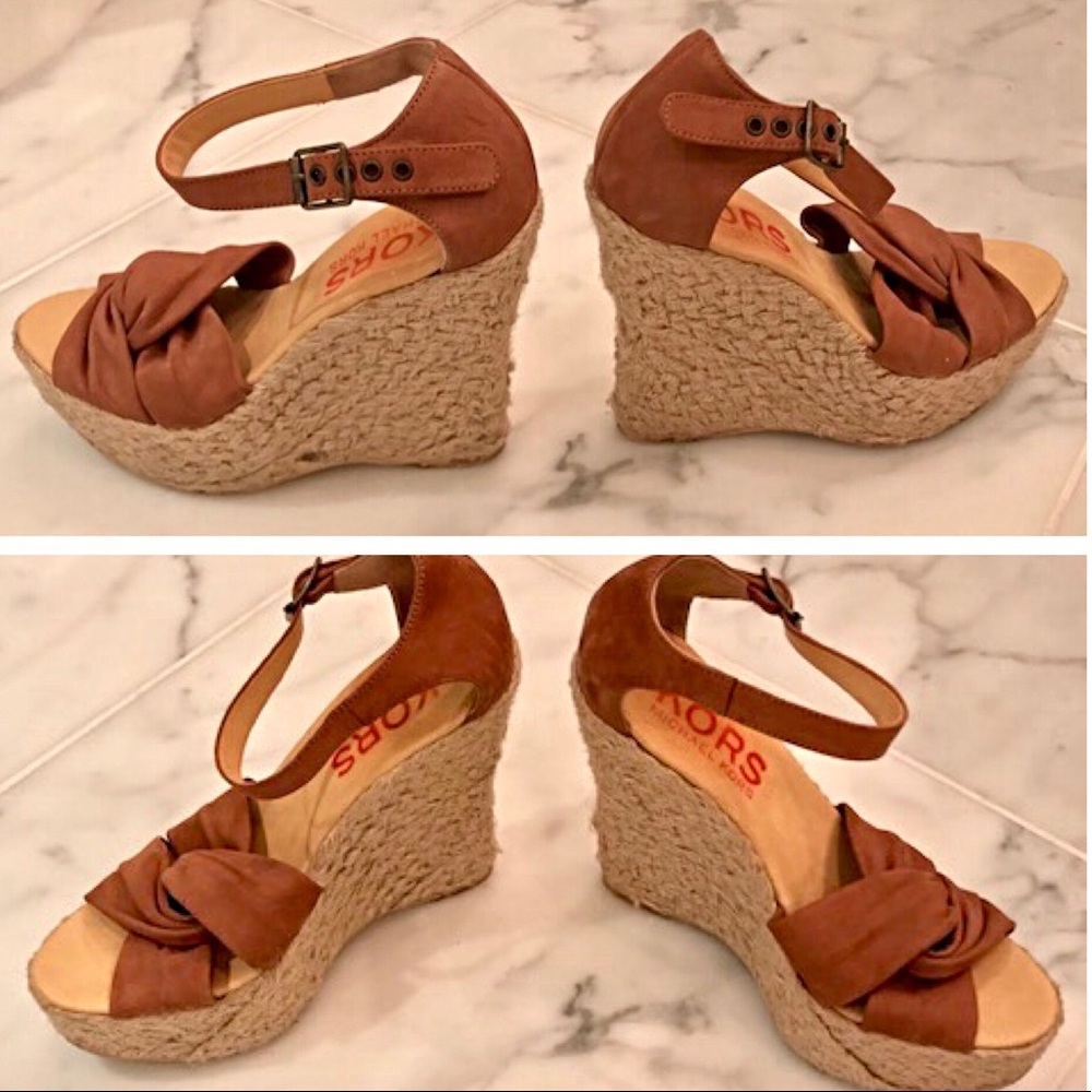 Michael Kors Suede Espadrille Wedge
